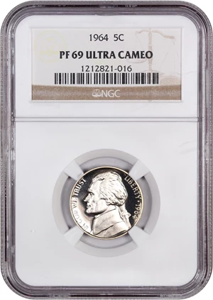 image for: 1964 5c NGC Proof 69 UCAM