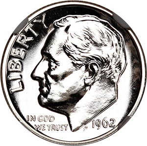 image for: 1962 10c NGC Proof 69
