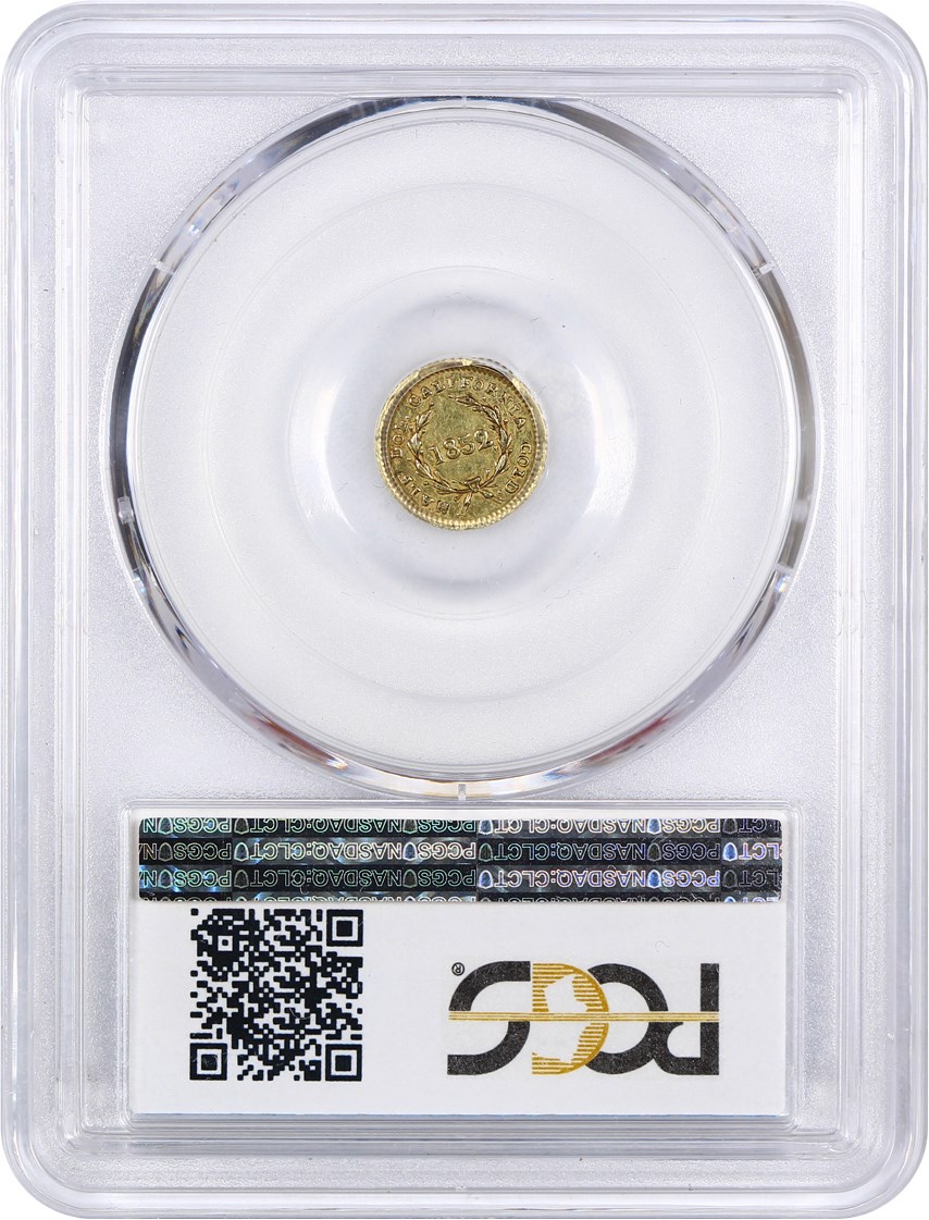 image for: 1852 Cal. Gold 50c PCGS AU55 (BG-427)