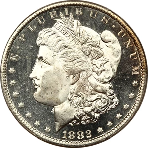 image for: 1882-CC $1 PCGS/CAC MS66 DMPL