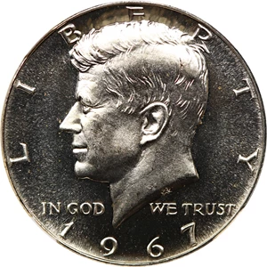 image for: 1967 50c NGC MS66 CAM (Special Mint Set)