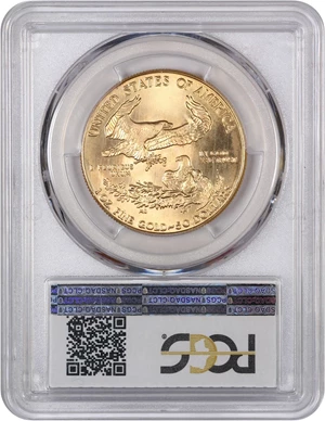 image for: 1986 Gold Eagle $50 PCGS MS68