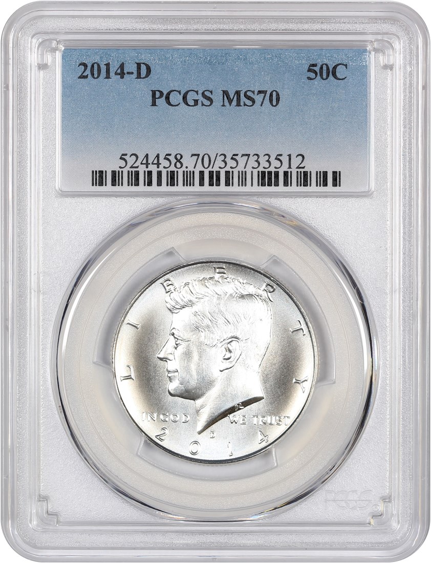 image for: 2014-D 50c PCGS MS70