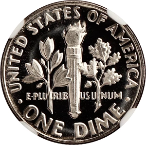 image for: 1967 10c NGC MS69 CAM (Special Mint Set)