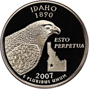 image for: 2007-S Idaho 25c PCGS Proof 69 DCAM
