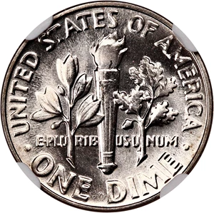 image for: 1965 10c NGC MS69 (Special Mint Set)