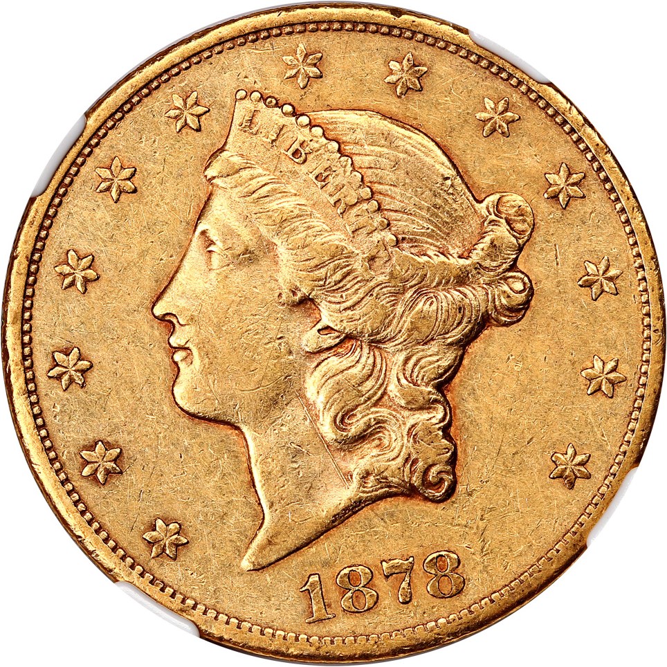 image for: 1878-CC $20 NGC XF45