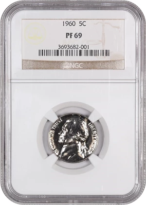 image for: 1960 5c NGC Proof 69