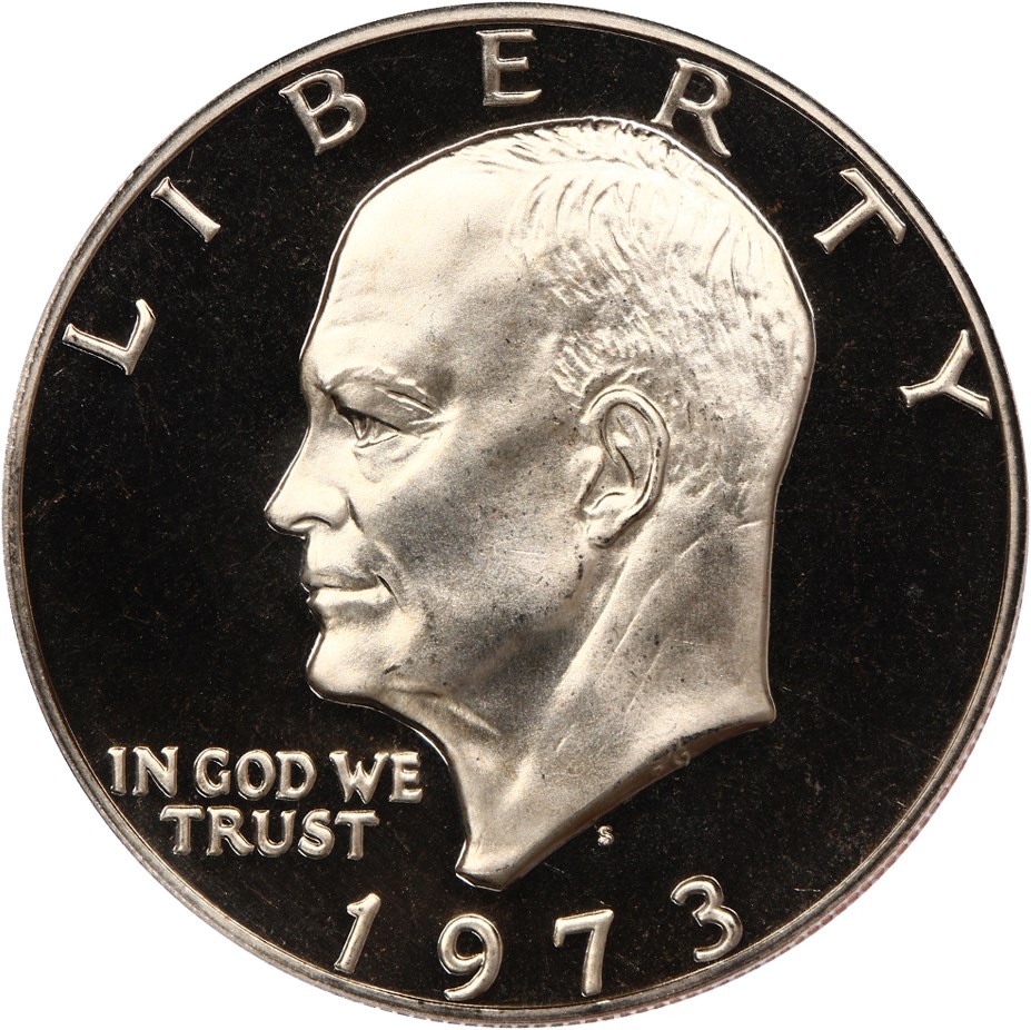 image for: 1973-S $1 PCGS Proof 69 DCAM (Clad, Hall Signature)