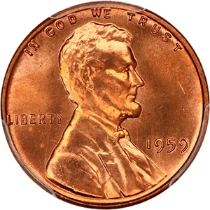 image for: 1959 1c PCGS MS66 RD
