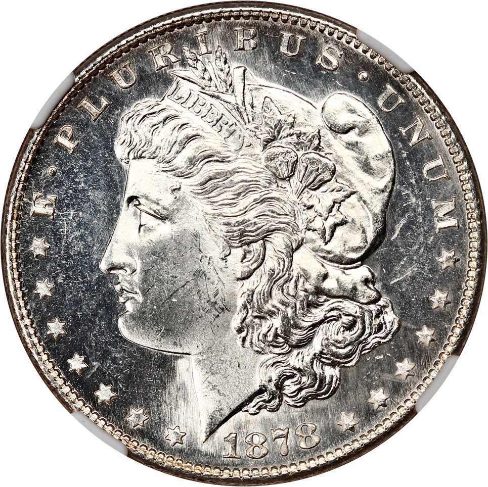 image for: Hit List 40 VAM: 1878-S $1 NGC MS64 (VAM-19 Torn Bonnet) *STAR*