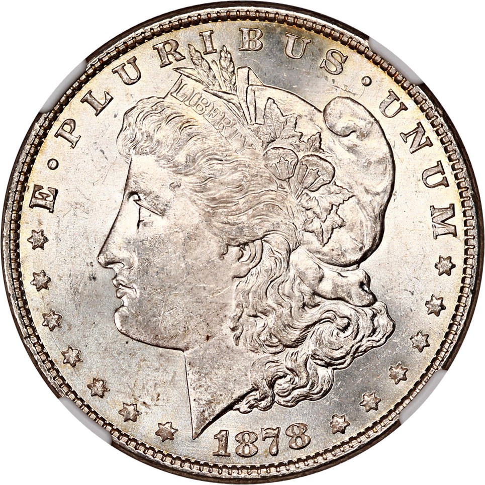 image for: 1878 8TF $1 NGC MS63 (VAM-18, Doubled Date)