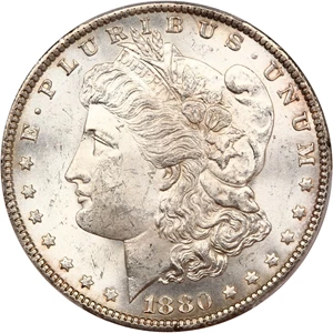 image for: Top 100 VAM: 1880-O $1 PCGS MS62 (VAM-48, Hangnail)