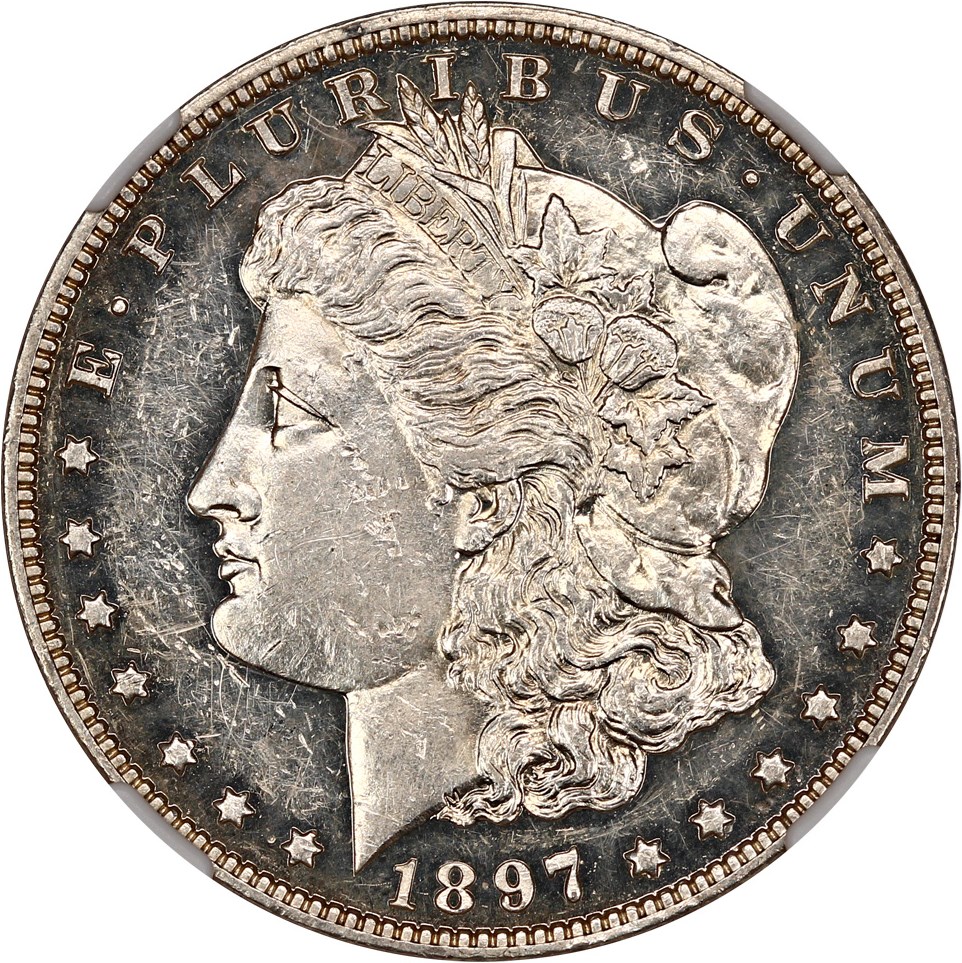 image for: 1897 $1 NGC Proof 58