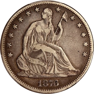 image for: 1876-CC 50c PCGS VF30