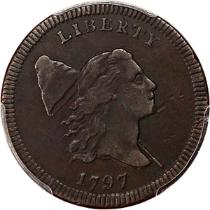image for: 1797 1/2c PCGS XF40 (Plain Edge)