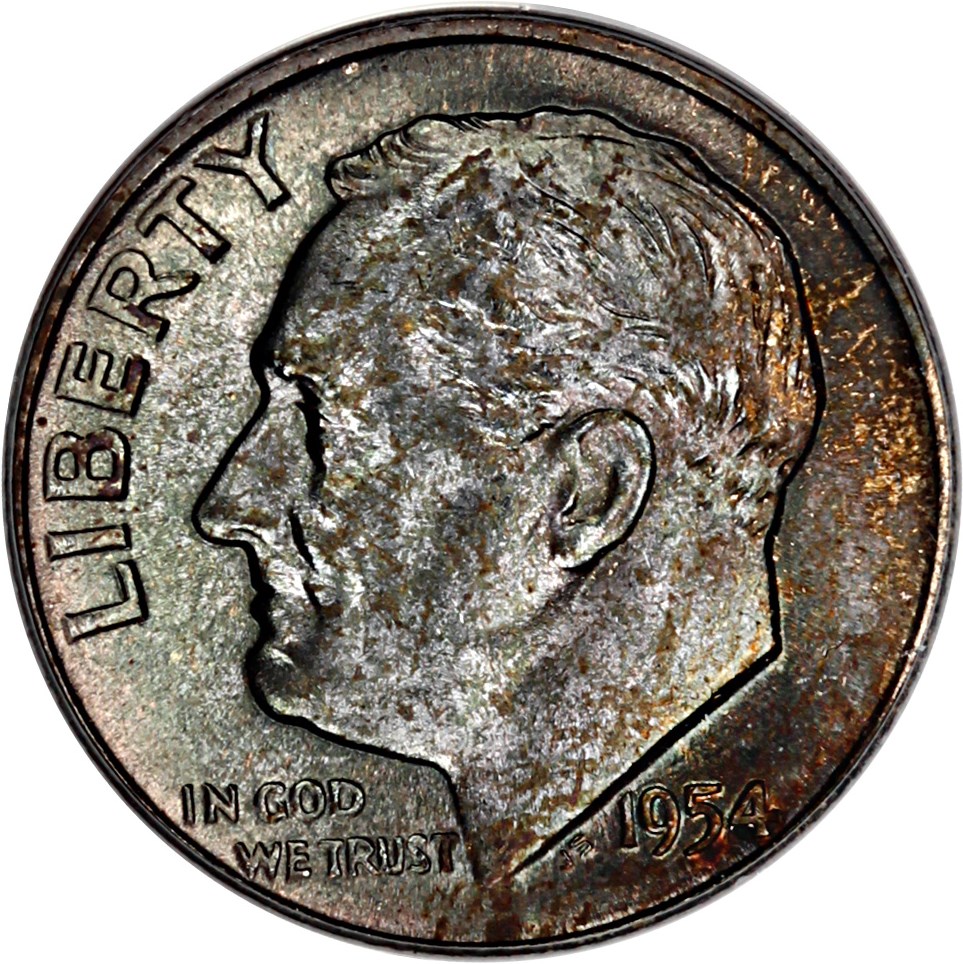 1954 Roosevelt Dime Coin Pricing Guide | The Greysheet