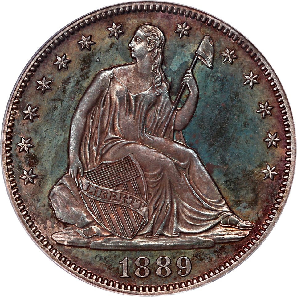 image for: 1889 50c PCGS Proof 64