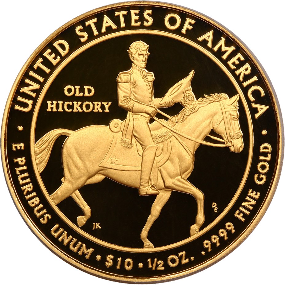 image for: 2008-W Jacksons Liberty $10 PCGS Proof 69 DCAM (First Strike)