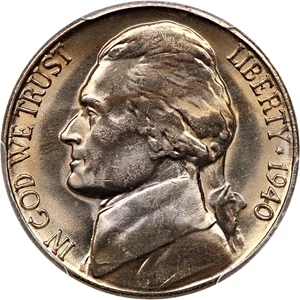 image for: 1940-S 5c PCGS MS66