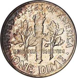 image for: 1962 10c PCGS MS66 FB