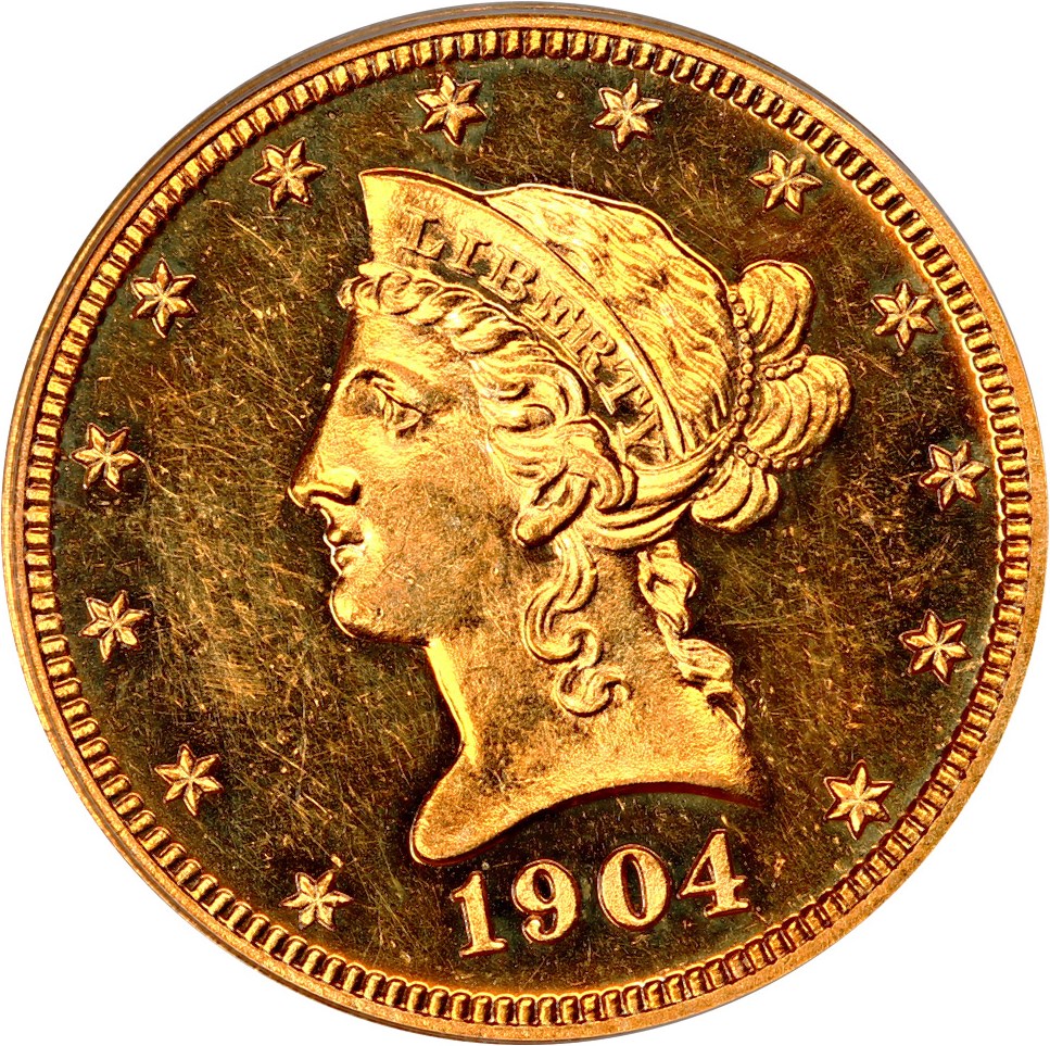 image for: 1904 $10 PCGS/CAC Proof 61 (OGH)