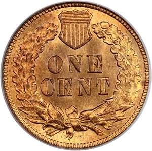 image for: 1872 1c PCGS MS65 RD