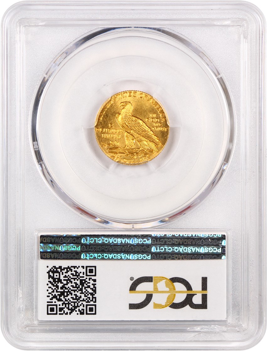 image for: 1910 $2 1/2 PCGS/CAC Proof 66