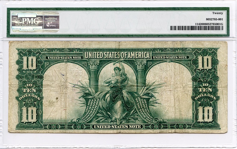 image for: FR. 114 1901 $10 Legal Tender PMG Very Fine 20 [16678074]