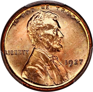 image for: 1927 1c PCGS/CAC MS67 RD