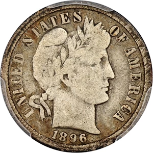 image for: 1896-O 10c PCGS VG-08