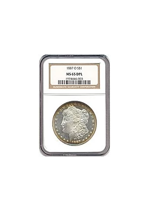 image for: 1887-O $1 NGC MS65 DPL