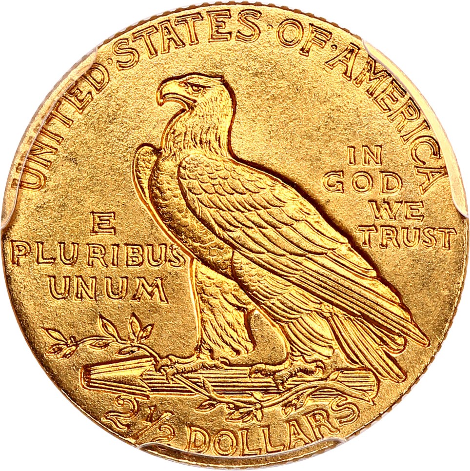 image for: 1910 $2 1/2 PCGS/CAC Proof 66