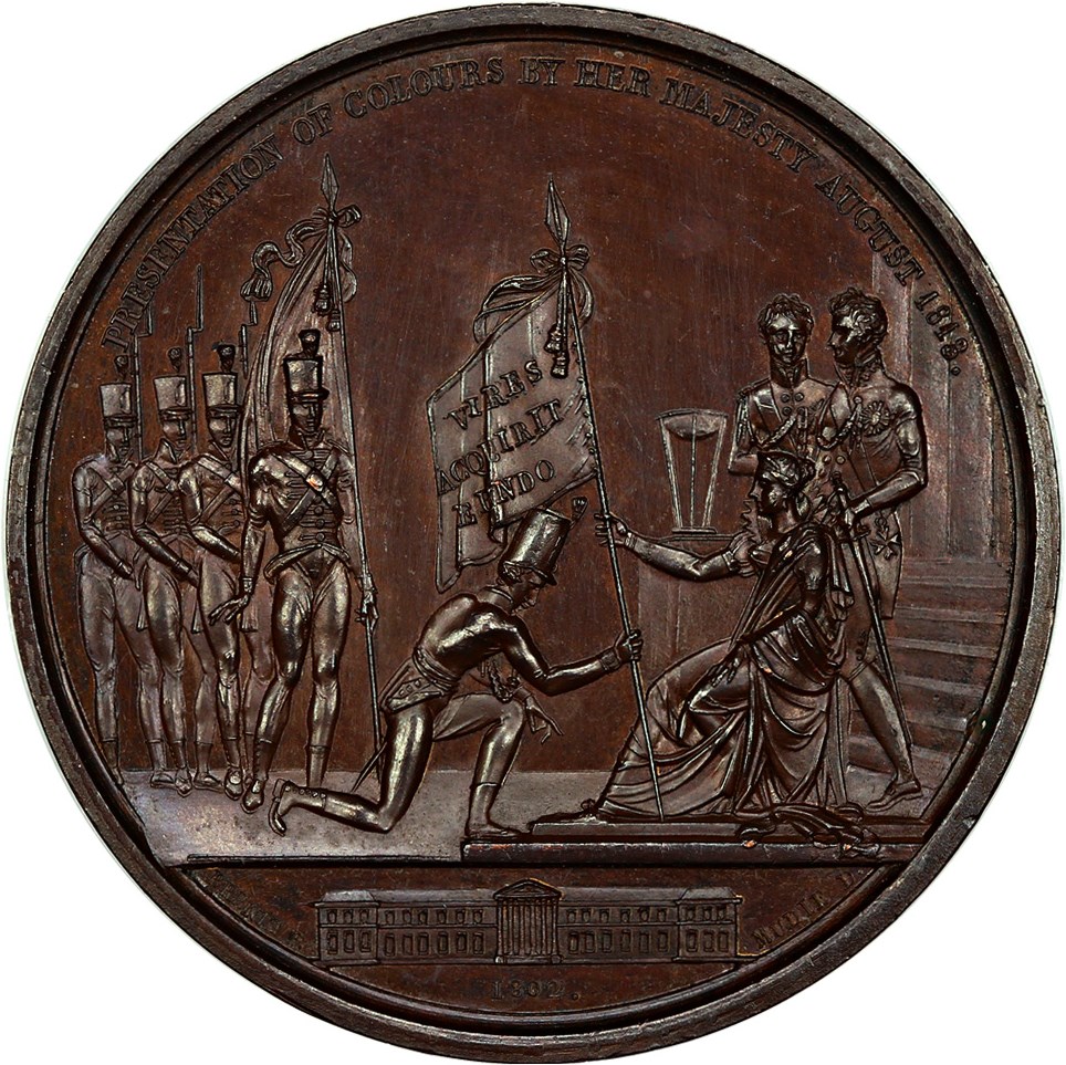image for: Great Britain: 1813 Medal PCGS SP63 (Eimer-1035, Bronzed-Cu)