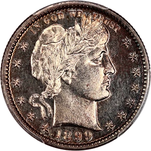 image for: 1899 25c PCGS/CAC Proof 64