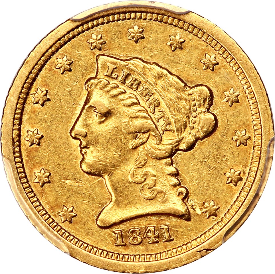 image for: 1841-C 2 1/2 PCGS XF45