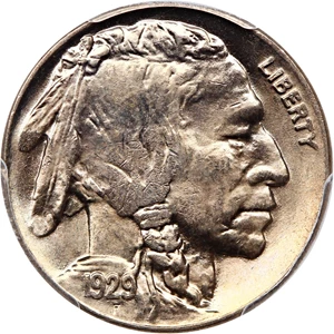 image for: 1929-D 5c PCGS/CAC MS66