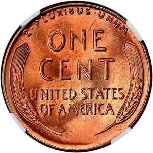 image for: 1954 1c NGC MS67 RD