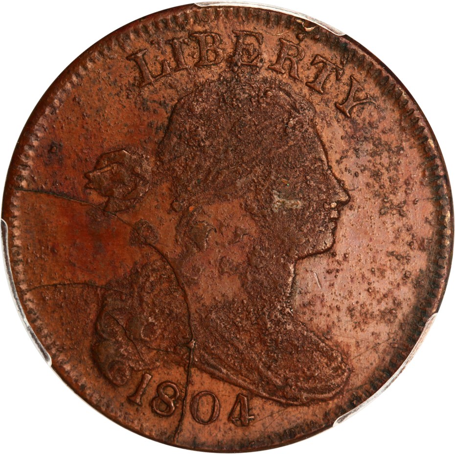 image for: 1804 1c PCGS MS63 BN (Private Restrike)