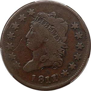 image for: 1811/0 1c PCGS Good-06 (S-286)