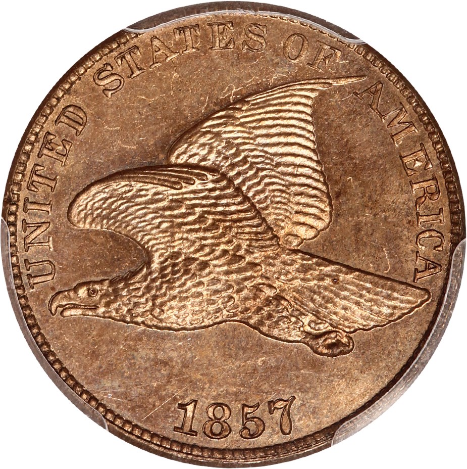 image for: 1857 Flying Eagle 1c PCGS/CAC Proof 64