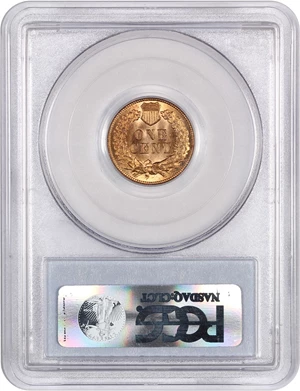 image for: 1872 1c PCGS MS65 RD