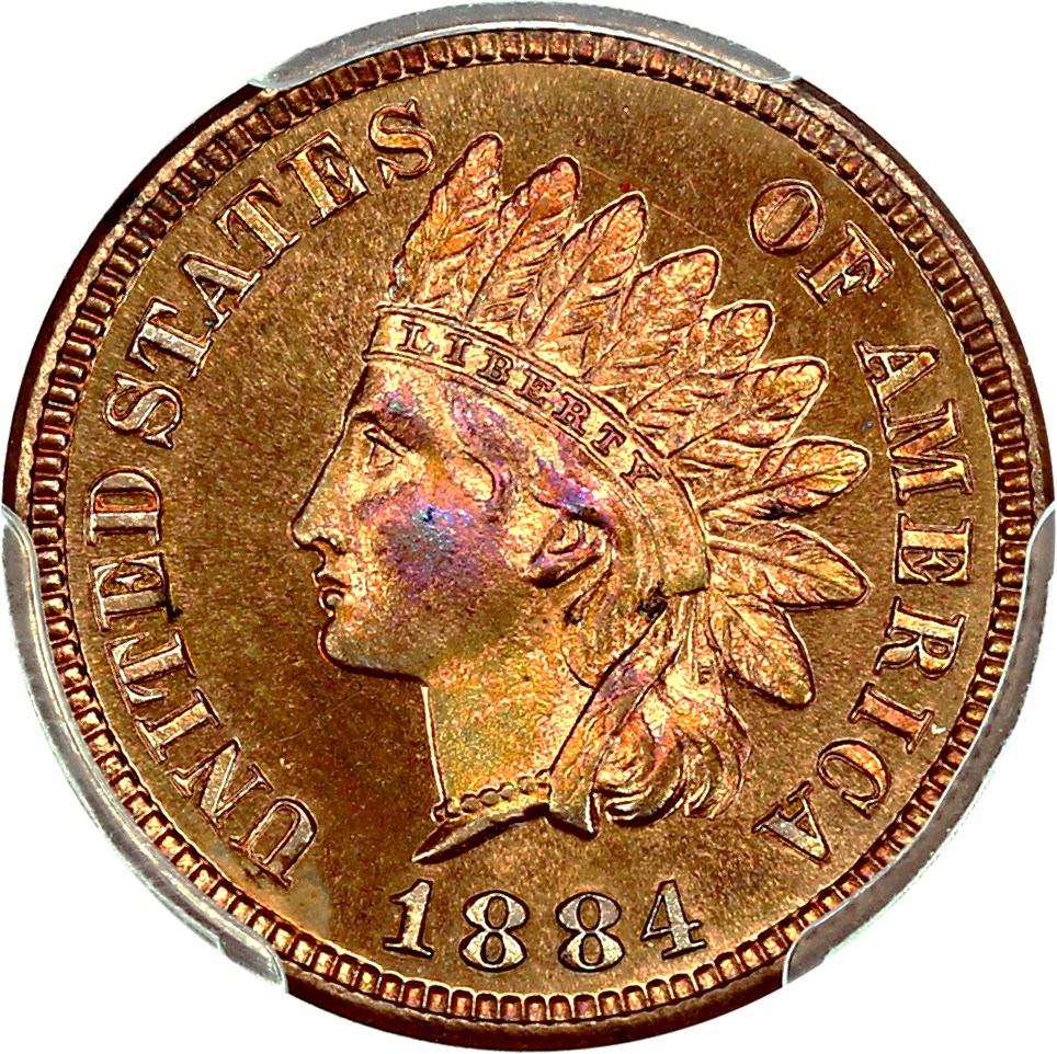 image for: 1884 1c PCGS Proof 65+ RD