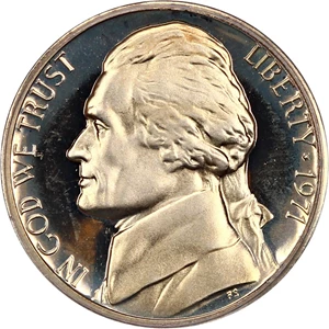 image for: 1971 No S 5c PCGS Proof 66 CAM