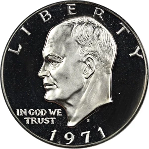 image for: 1971-S $1 PCGS Proof 66 CAM (Silver, Double Die Obverse, FS-106)