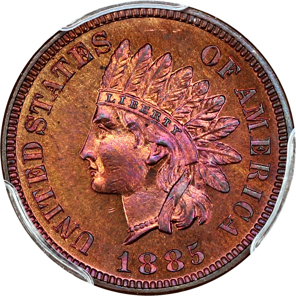 image for: 1885 1c PCGS/CAC Proof 65 RB