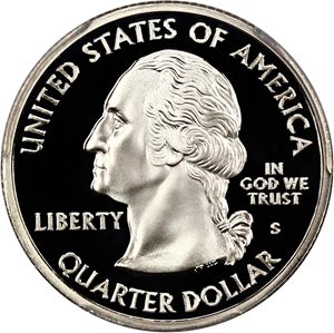 image for: 2008-S Alaska 25c PCGS Proof 70 DCAM (Silver)