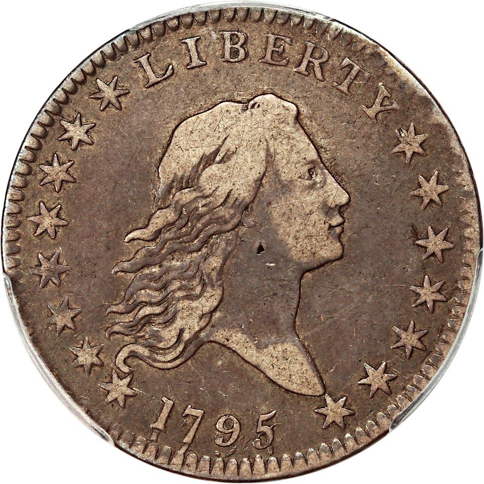 image for: 1795/1795 50c PCGS/CAC VF25 (3 Leaves, O-111, Recut Date)