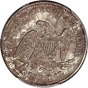 image for: 1853/53 25c PCGS MS66 (No Arrows)