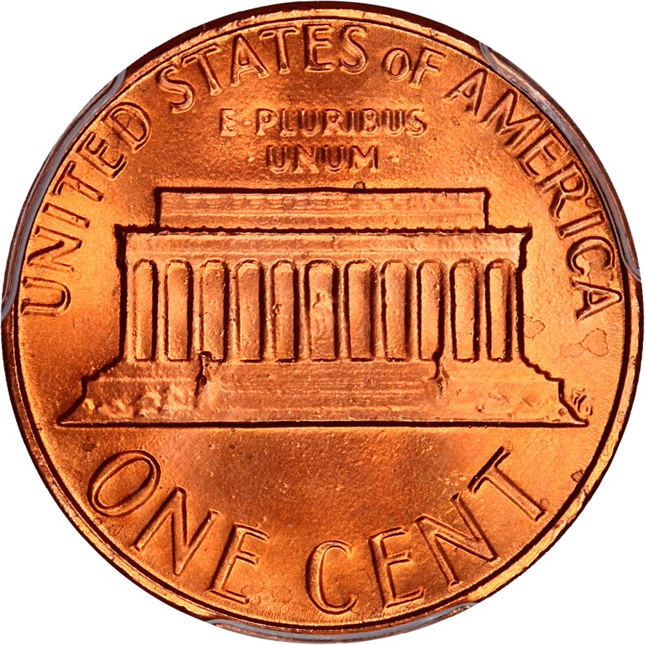 image for: 1982 1c PCGS MS67 RD (Zinc, Small Date)